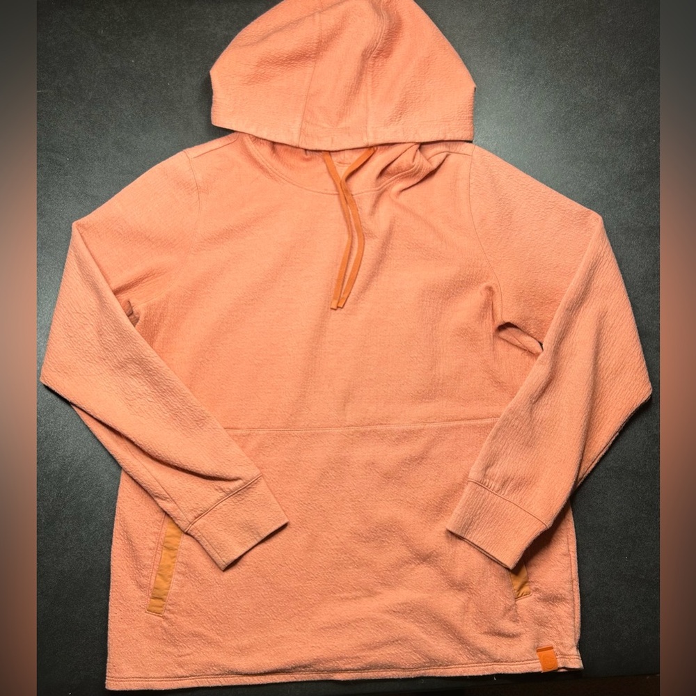 L.L Bean Size S Women's Orange Tropicwear Comfort Hoodie